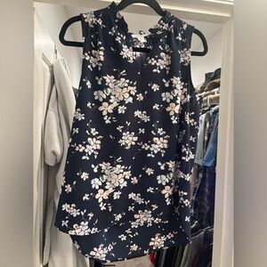Carolina Belle Navy Floral Blouse